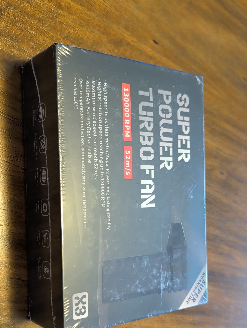 Super Power Turbo Fan - Black